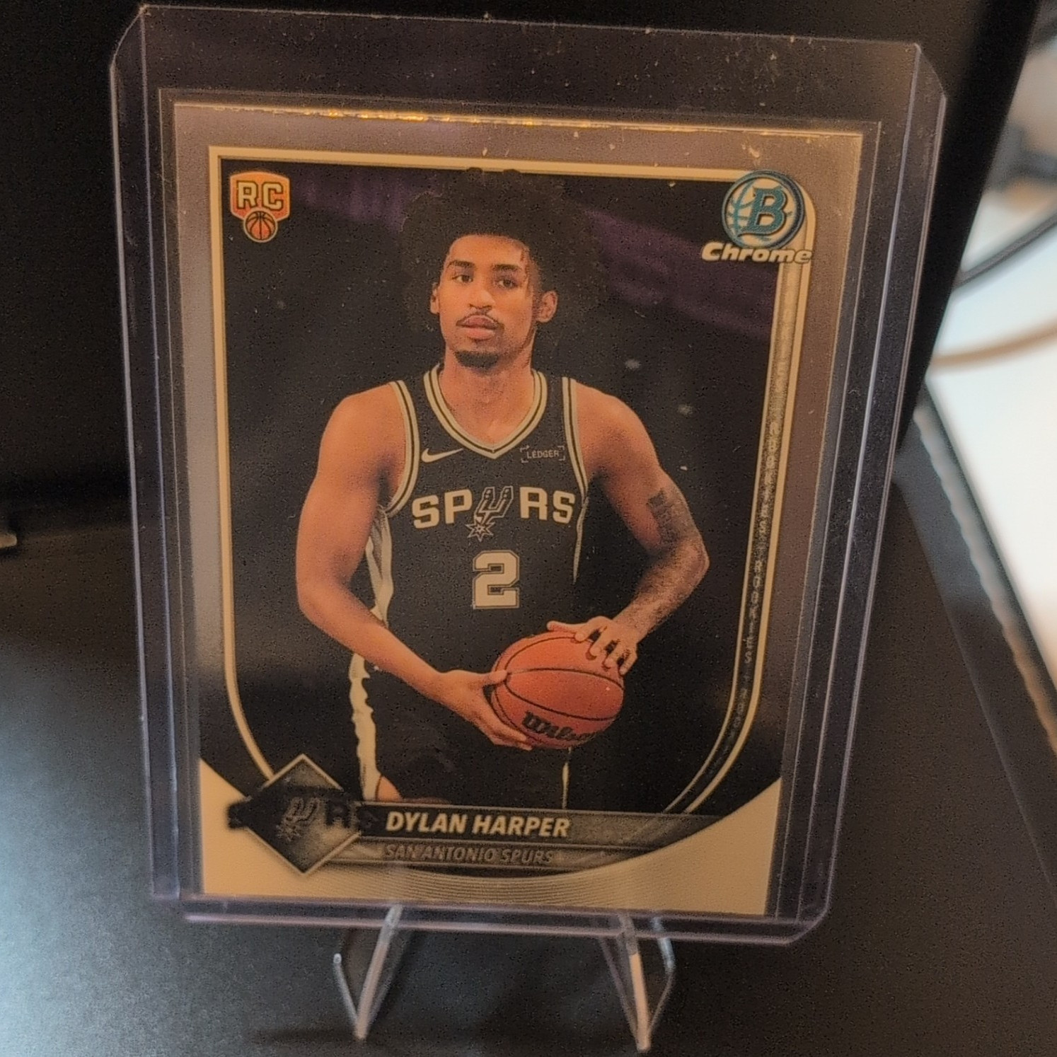 Topps 2025-26 Dylan Harper San Antonio Spurs Rookie Bowman Chrome #BCV-2