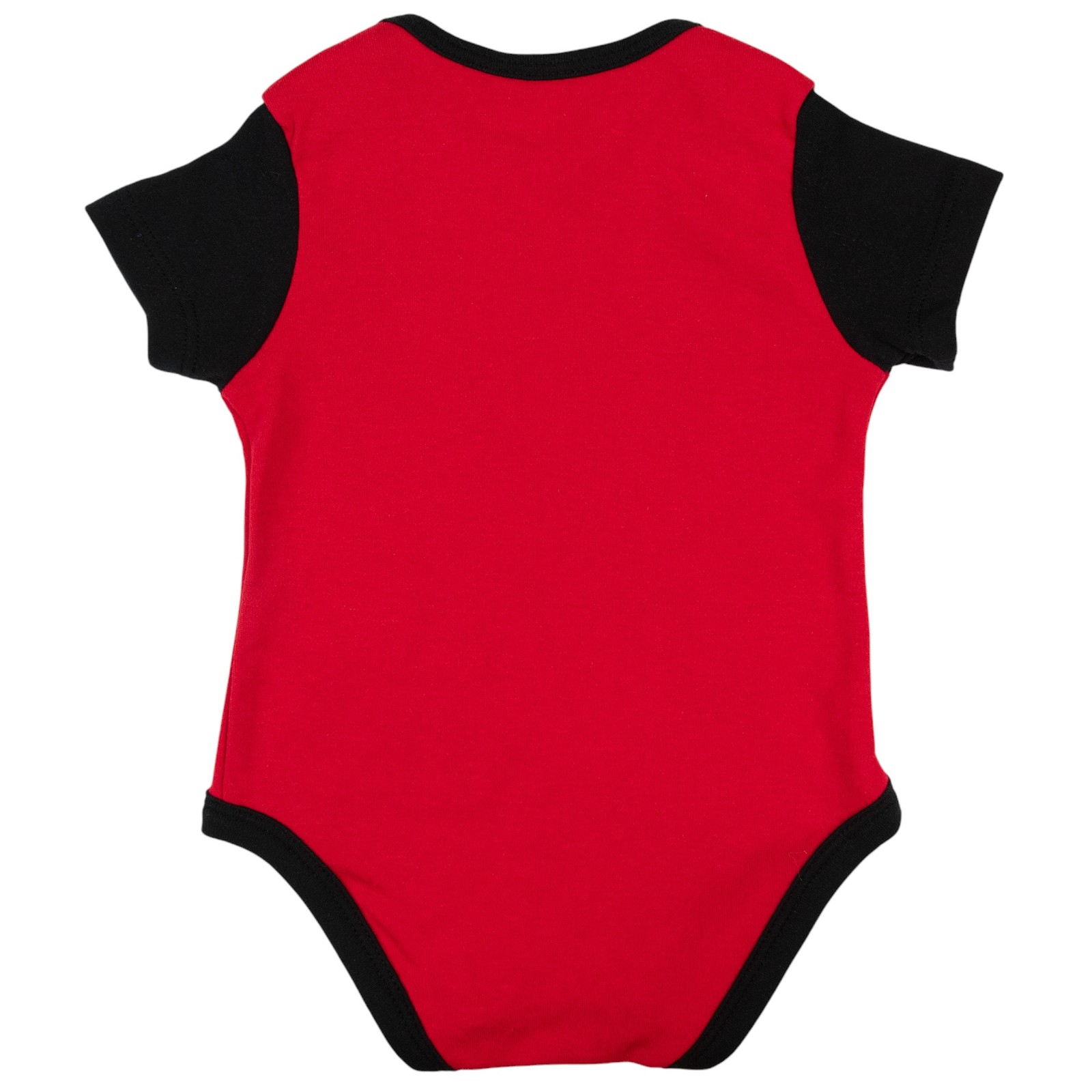 NBA Chicago Bulls Infant Boys 3pk Bodysuit Set in Red/Black, 3-6 Months
