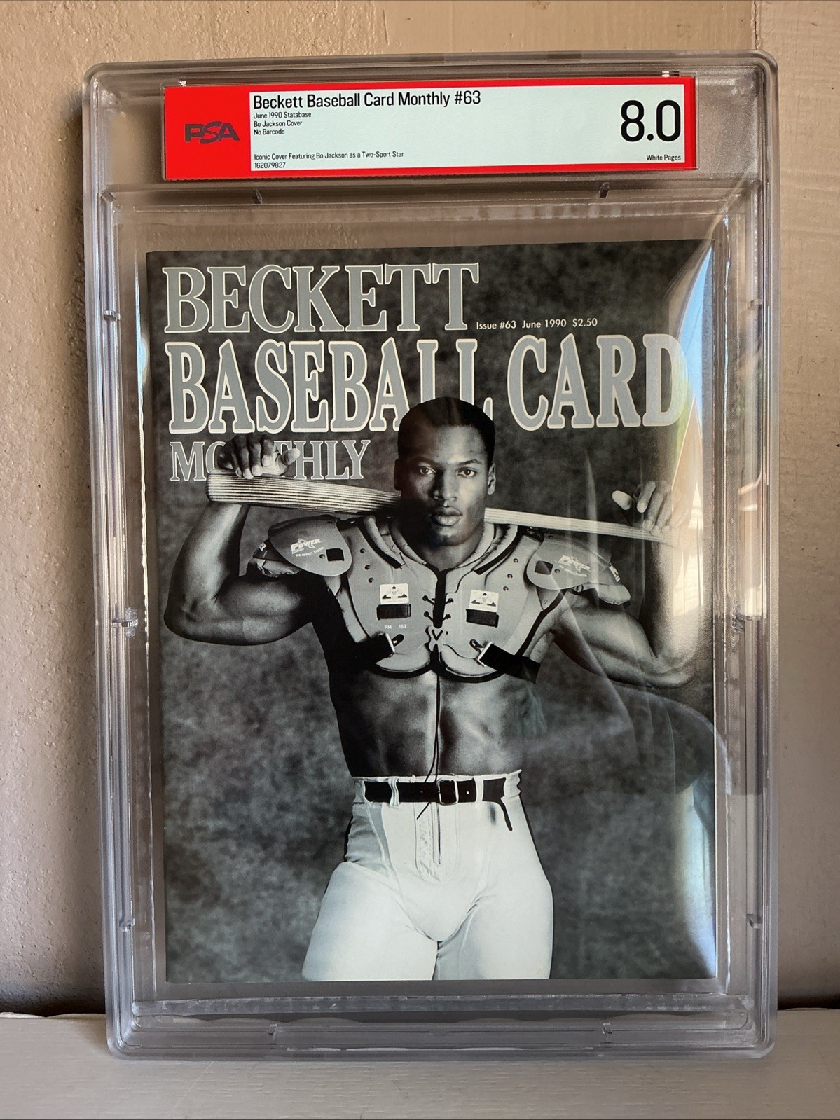 June 1990 Beckett Baseball Card Monthly Issue #63 Bo Jackson Cover No Barcode