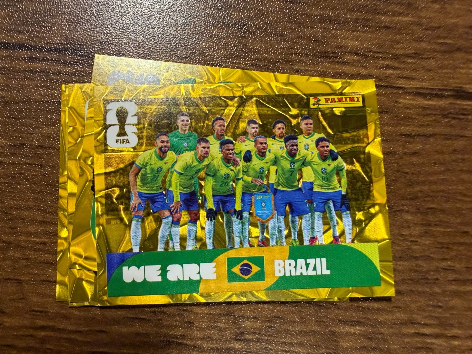 2026 PANINI WORLD CUP GOLD Crumple Stickers SINGLES