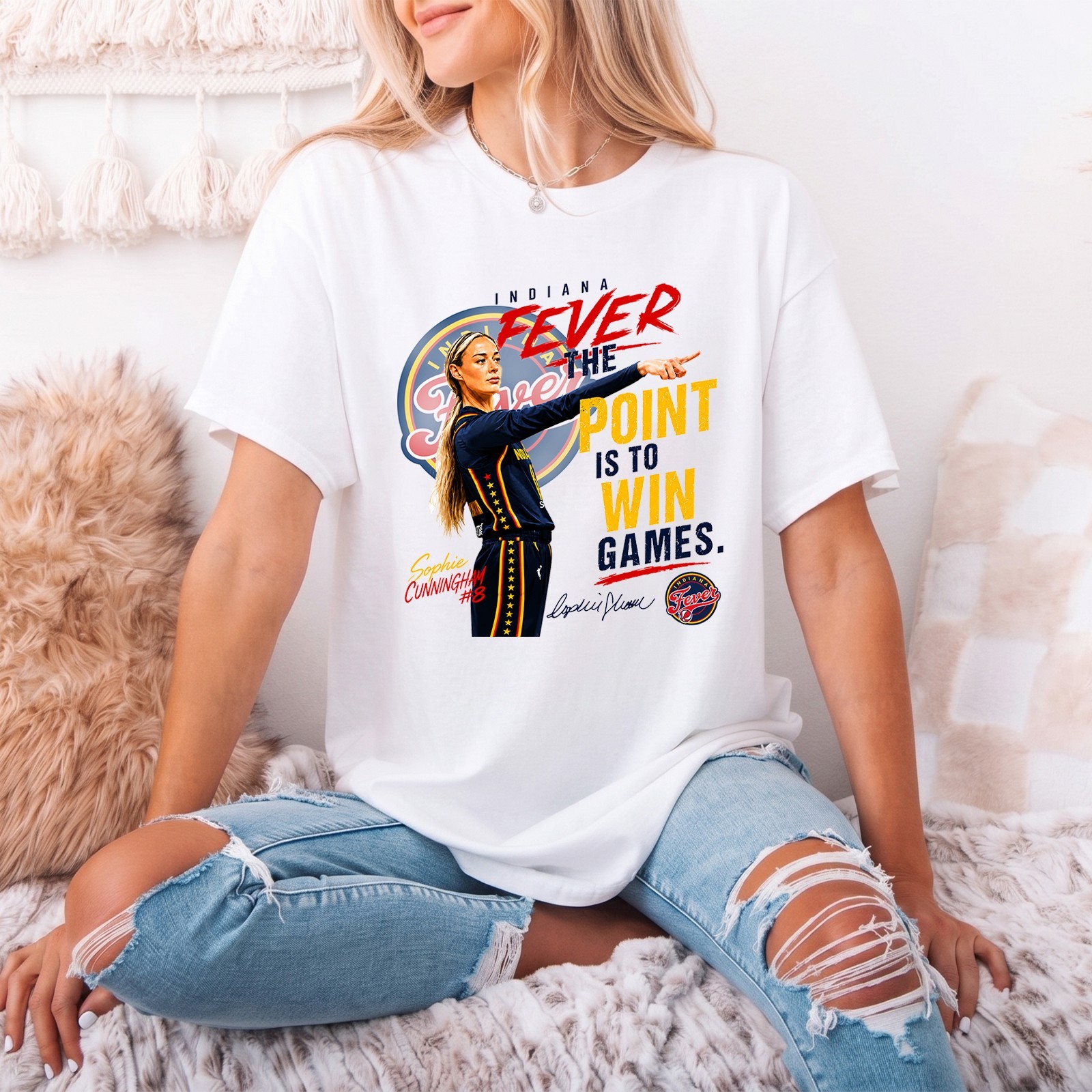Limited Edition Sophie Cunningham Indiana Fever 2026 Shirt – S to 5XL