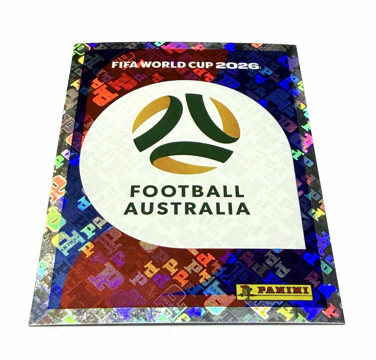 Australia Foil Badge Sticker Panini World Cup 2026 Rare Team Crest AUS 1
