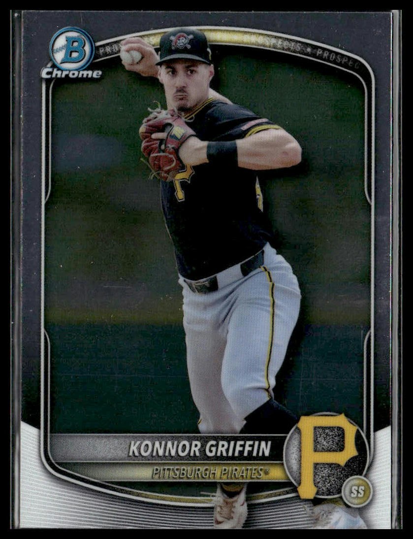 Konnor Griffin 2025 Bowman Draft Chrome #BDC-102 Pittsburgh Pirates