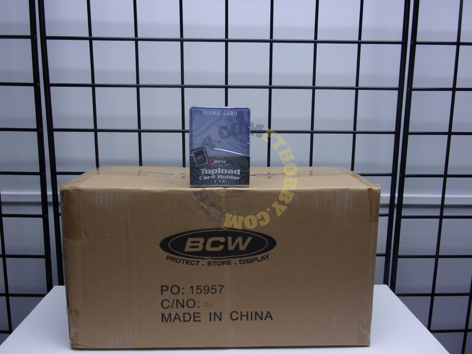 Full Case 1000 BCW 3X4 White Rookie Hard Sleeves Toploaders