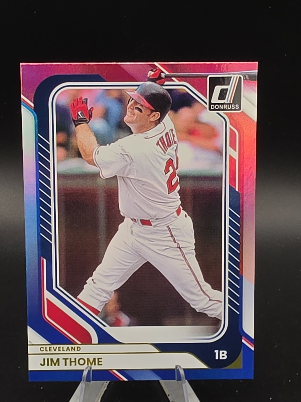 2026 Donruss – Jim Thome #36 Red Blue Foil Cleveland Indians Phillies HOF