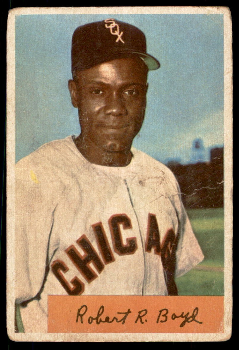 1954 Bowman #118 BOB BOYD Chicago White Sox VG (Wrinkles)