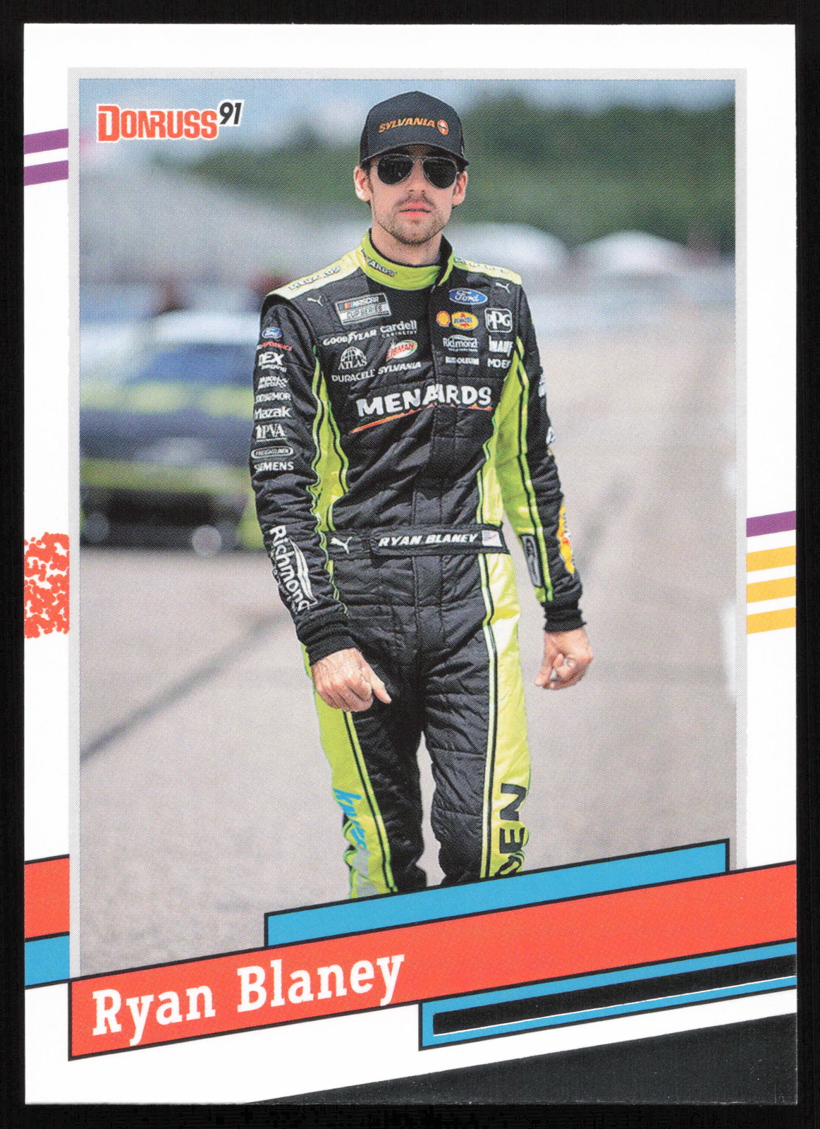 2024 Donruss Racing #112 1991 Retro Ryan Blaney