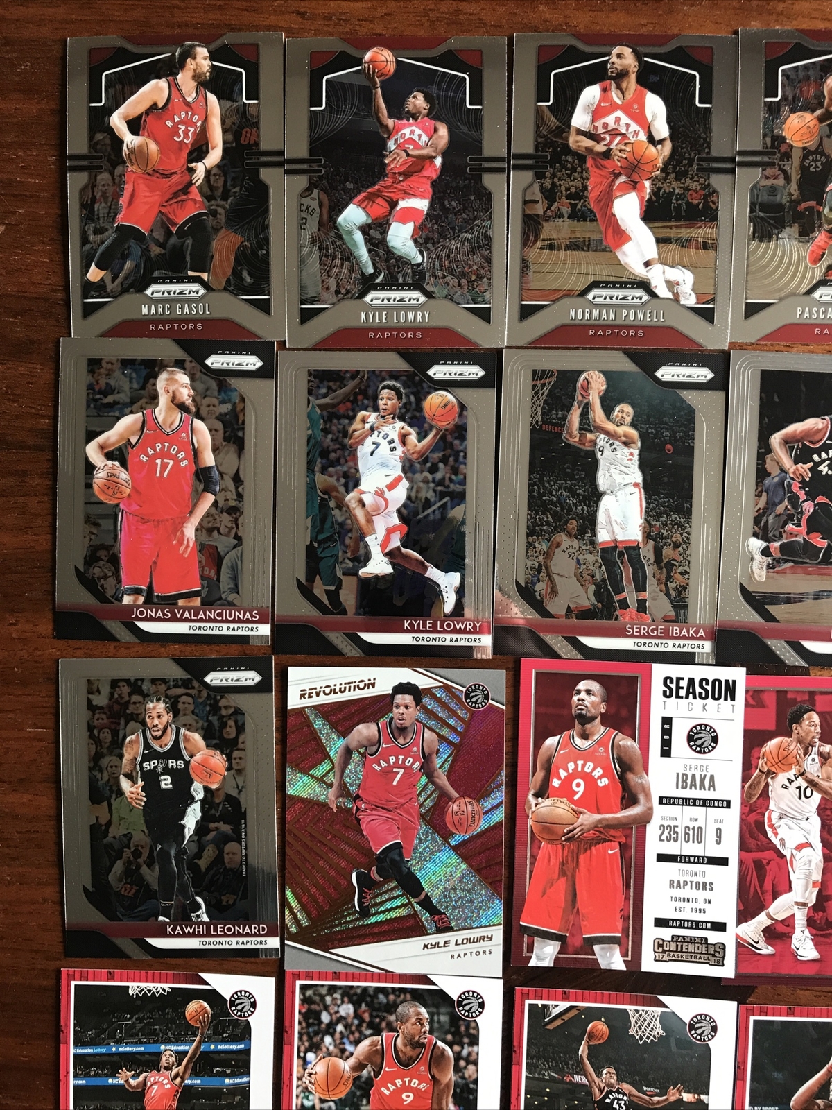 Toronto Raptors Includes VanVleet, Ibaka, Lowry, Siakam, Leonard Option #1