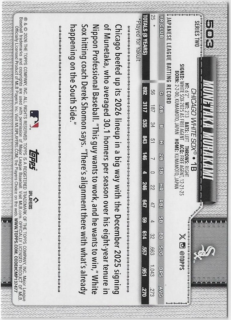 2026 Topps Series 2 Baseball #350-600 Pick Your Cards Complete Your Set