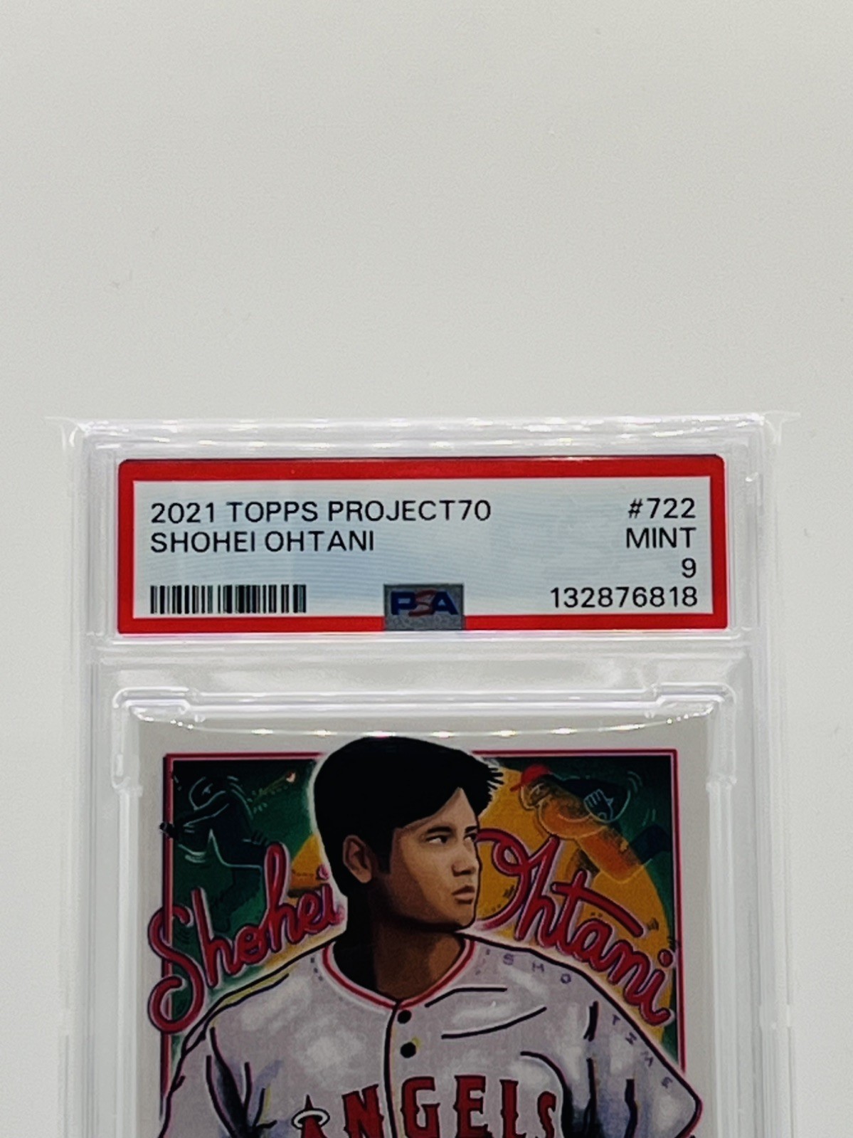 2021 Topps – Project 70 – Shohei Ohtani – #722 – PSA 9