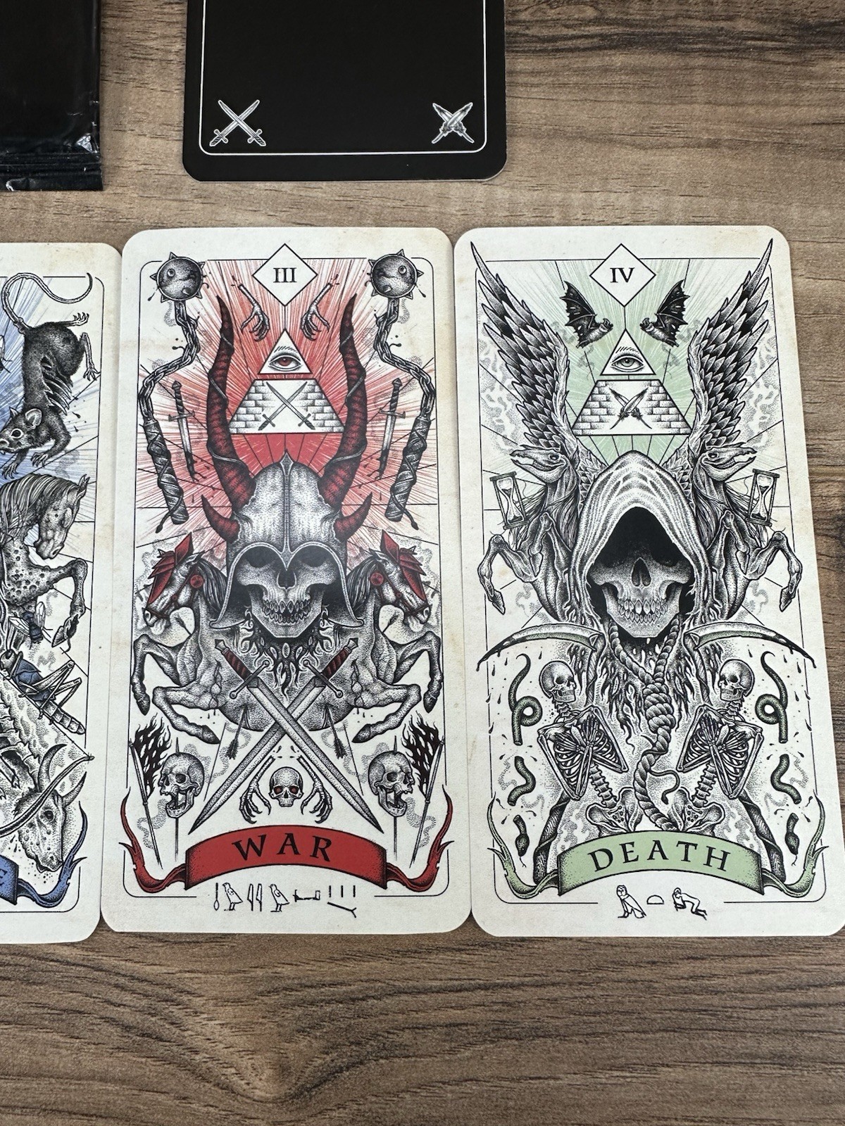 X-Men Apocalypse Movie Promo Swag Tarot Cards SDCC 2015 Four Horsemen Exclusive