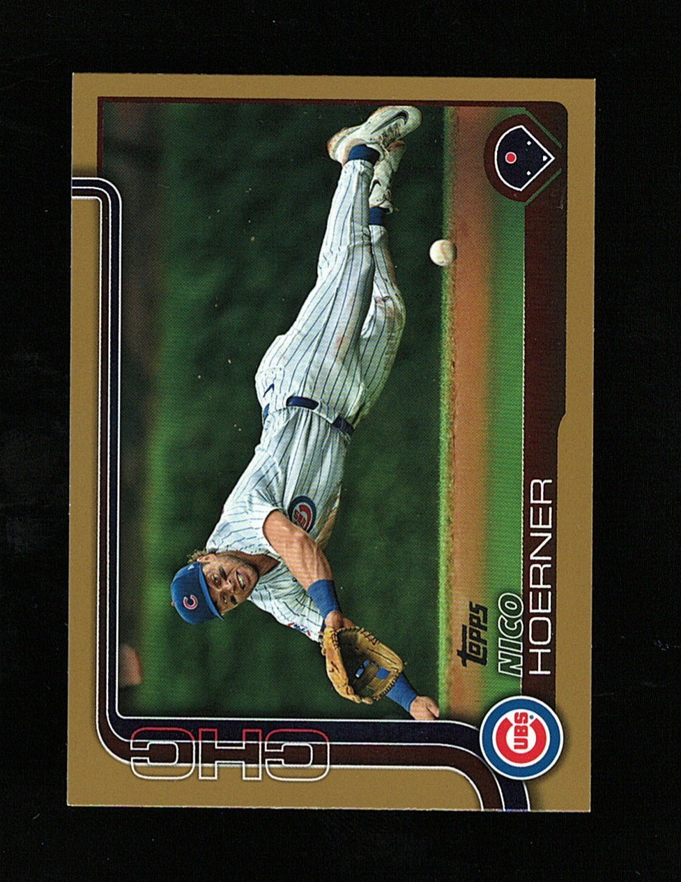 Nico Hoerner 2025 Topps Series 1 – #38 Gold /2025 Chicago Cubs
