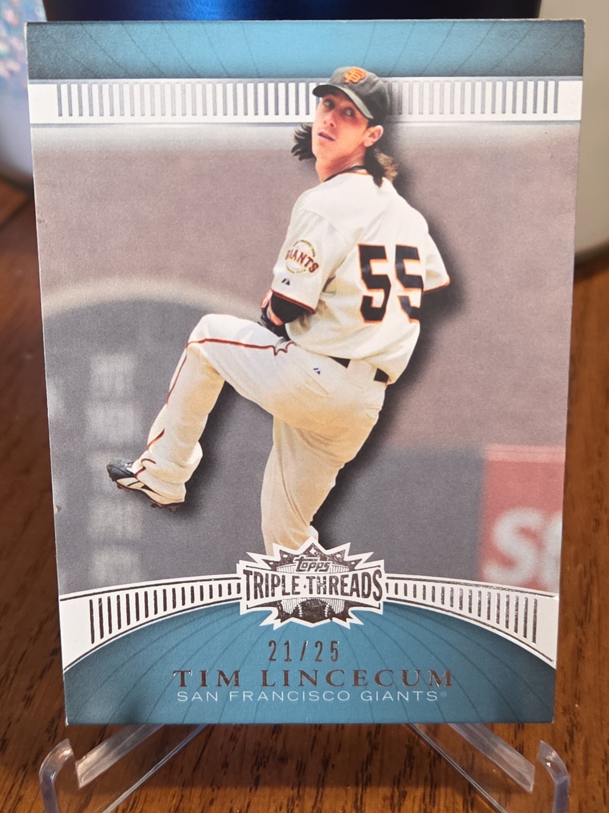 2010 Topps Triple Threads #89 Tim Lincecum SN #/25