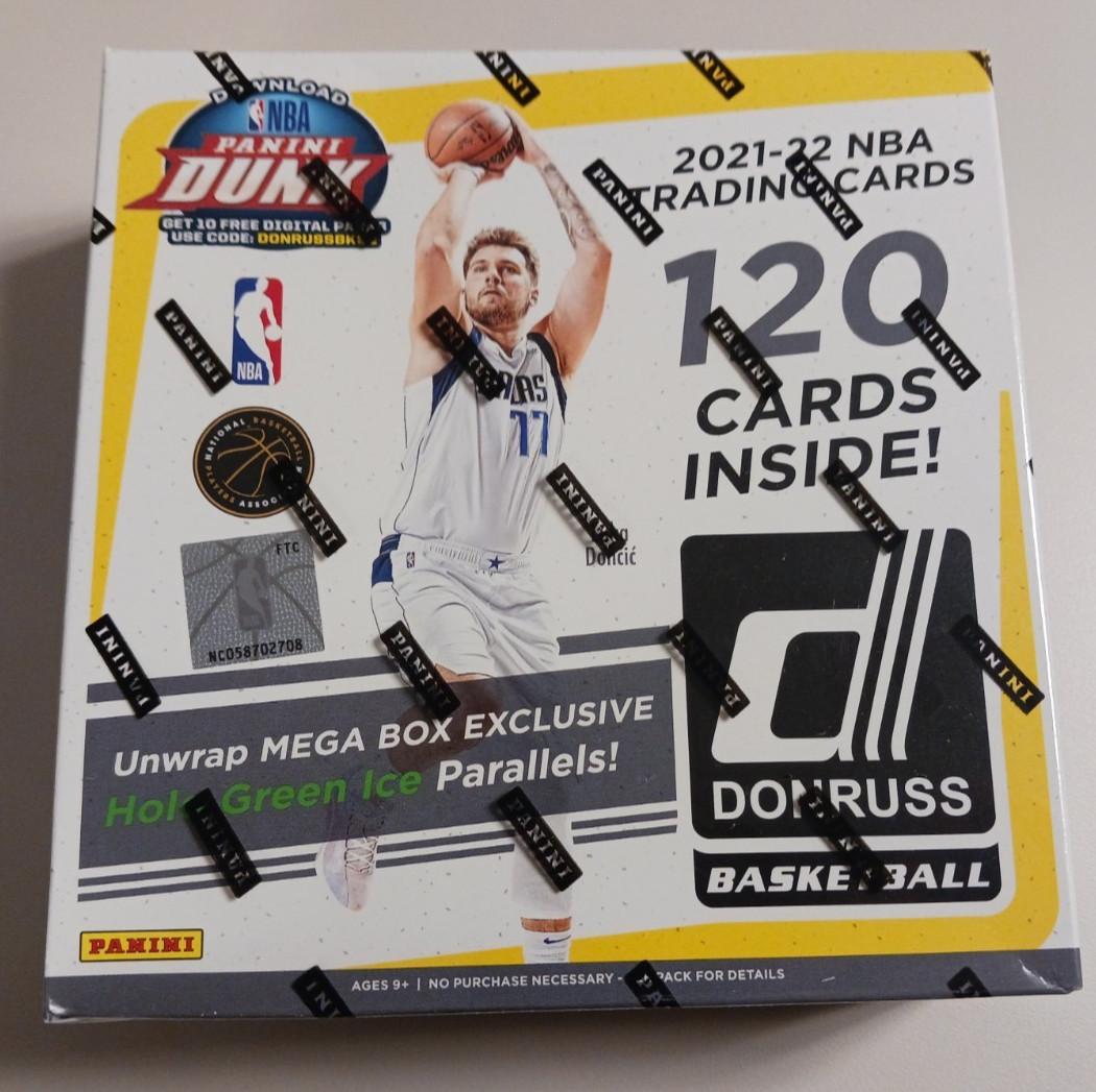 2021-22 Donruss Basketball Fanatics Exclusive Factory Sealed MEGA Box GREEN ICE
