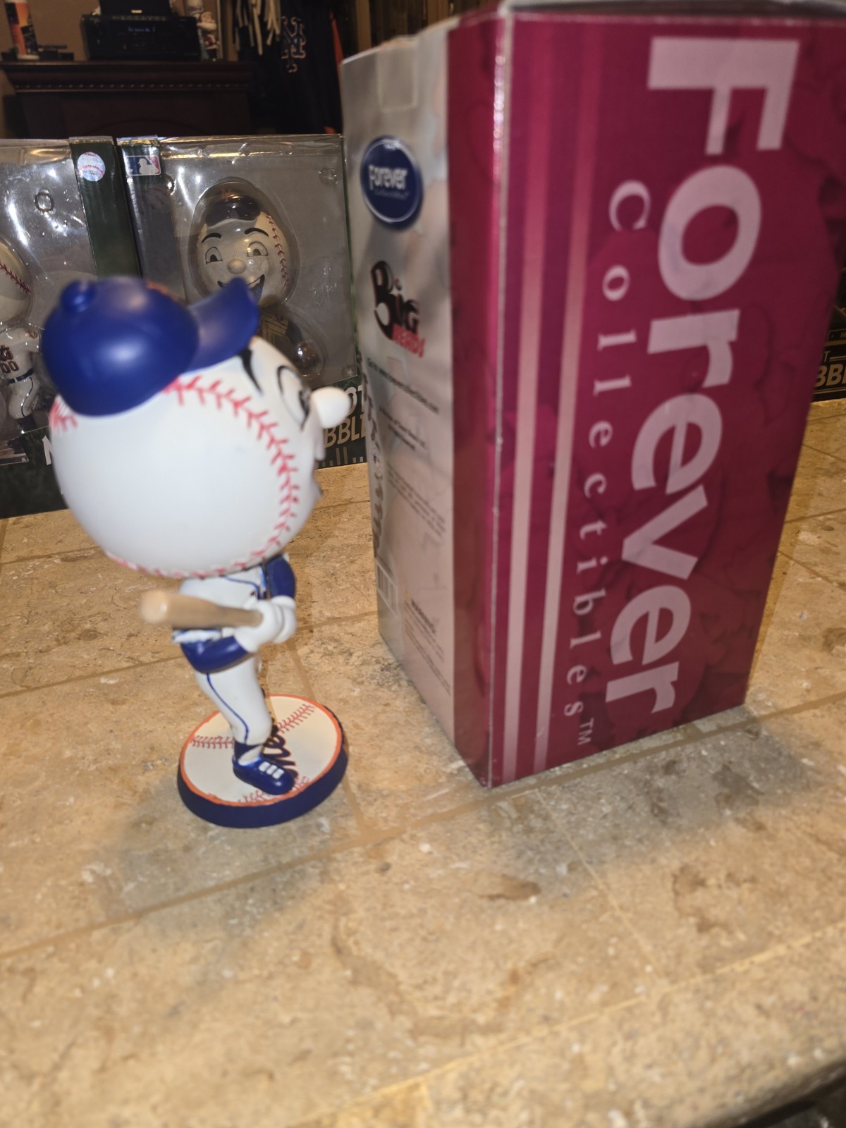 MR MET New York Mets Mascot BIG head Bobble Head 2007 Foco Forever Collectibles