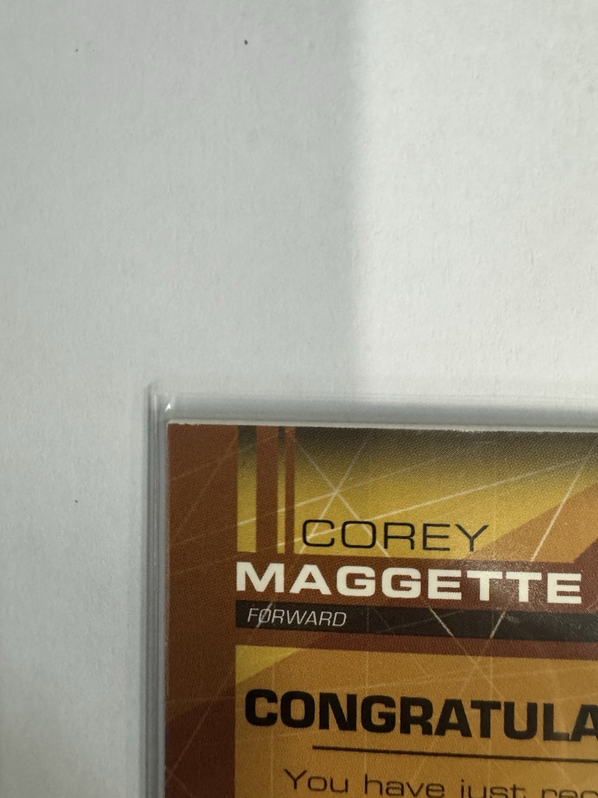 2007-08 Bowman Elevation Gold Relics Corey Maggette #5/5 Jersey