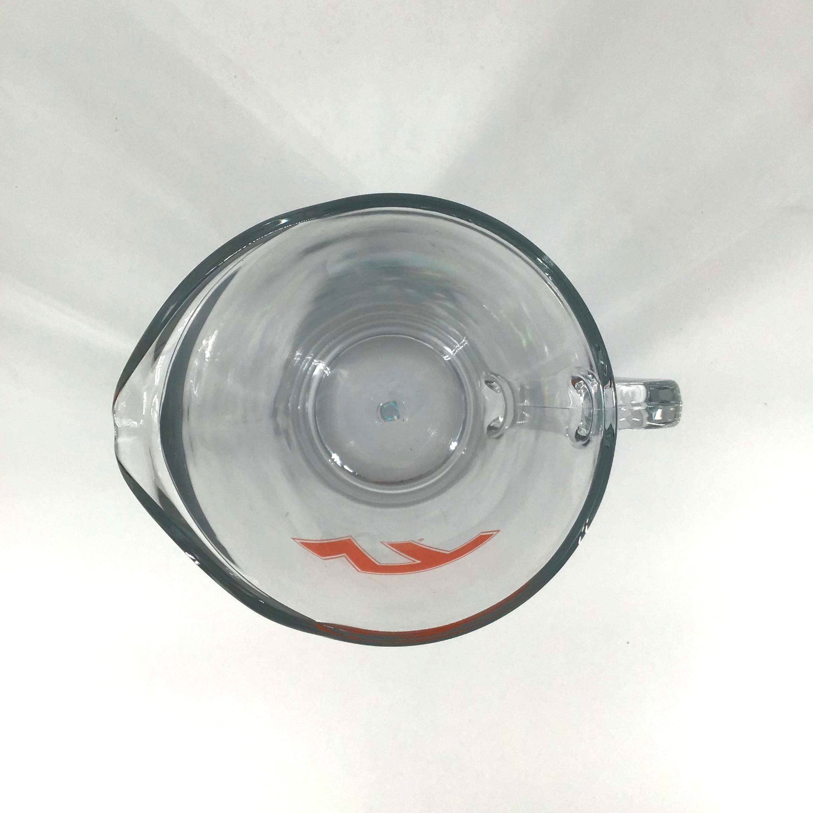 Virginia Tech VT Beer Pitcher Glass Collegiate Original Sticker 64 oz 7.8″ H