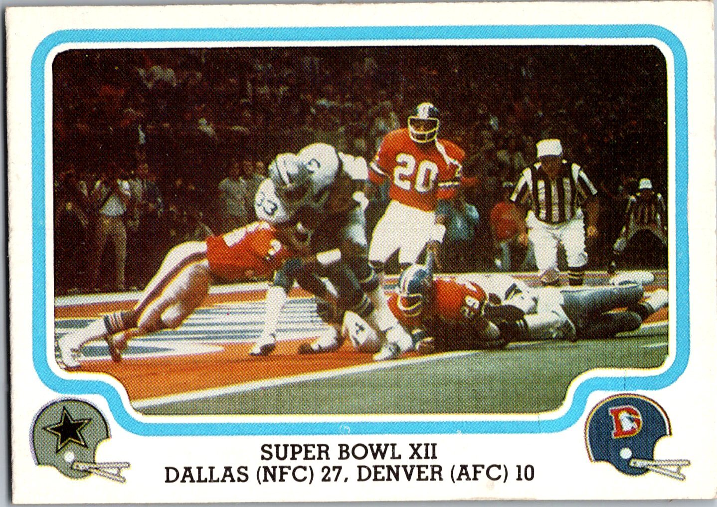 Super Bowl 1979 Fleer Team Action #68
