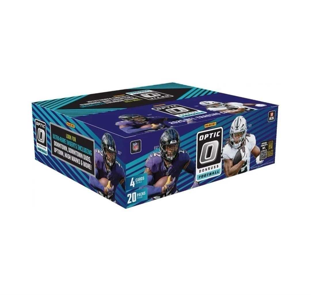 2025 Panini Donruss Optic Football Retail Box NFL Factory Sealed 20 Packs