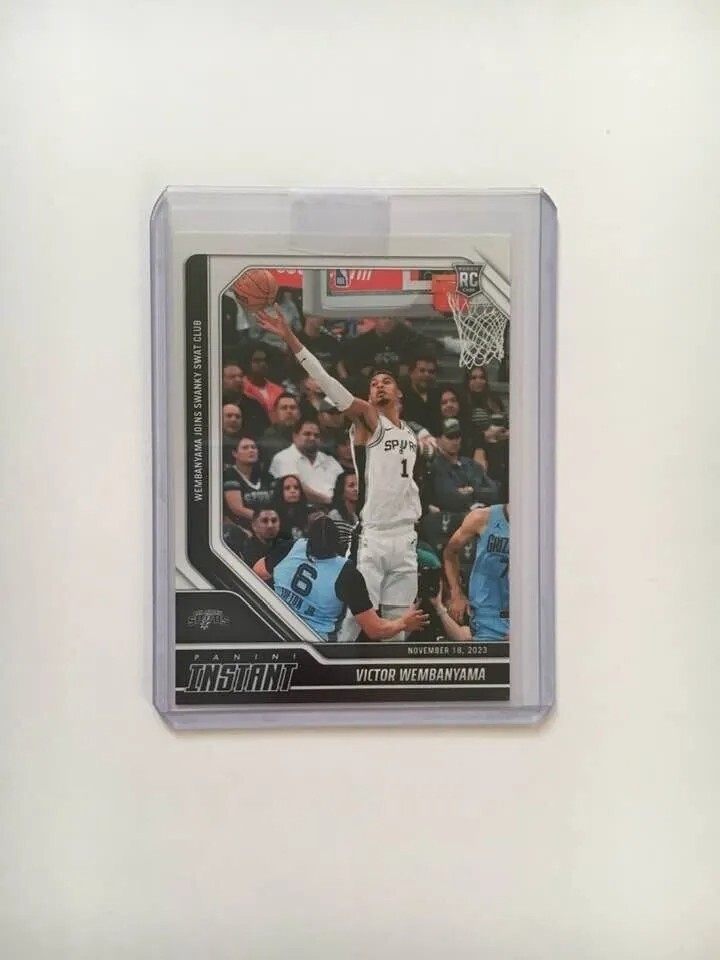 2023-24 PANINI NBA INSTANT #85 RC WEMBANYAMA JOINS SWANKY SWAT CLUB