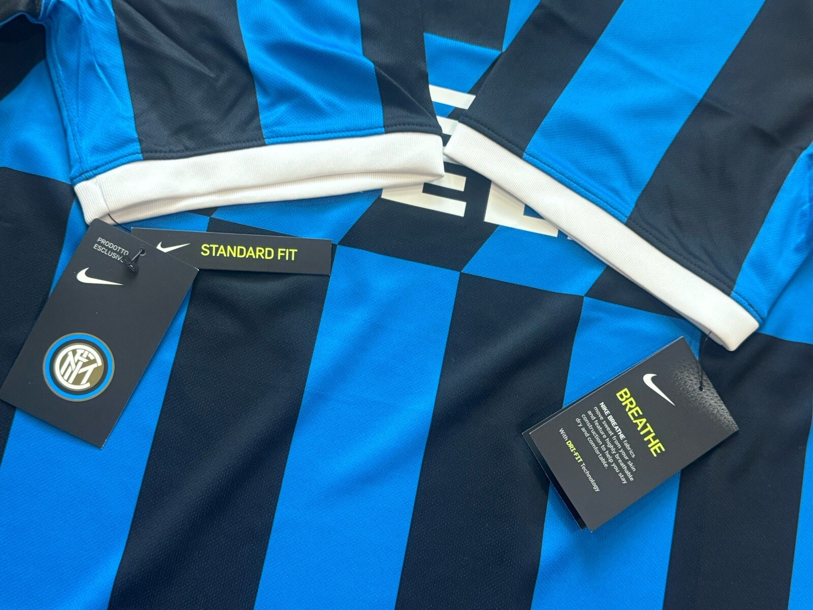 2019/20 Inter Milan Home Jersey #10 Lautaro Martinez Medium Nike Champions Kit