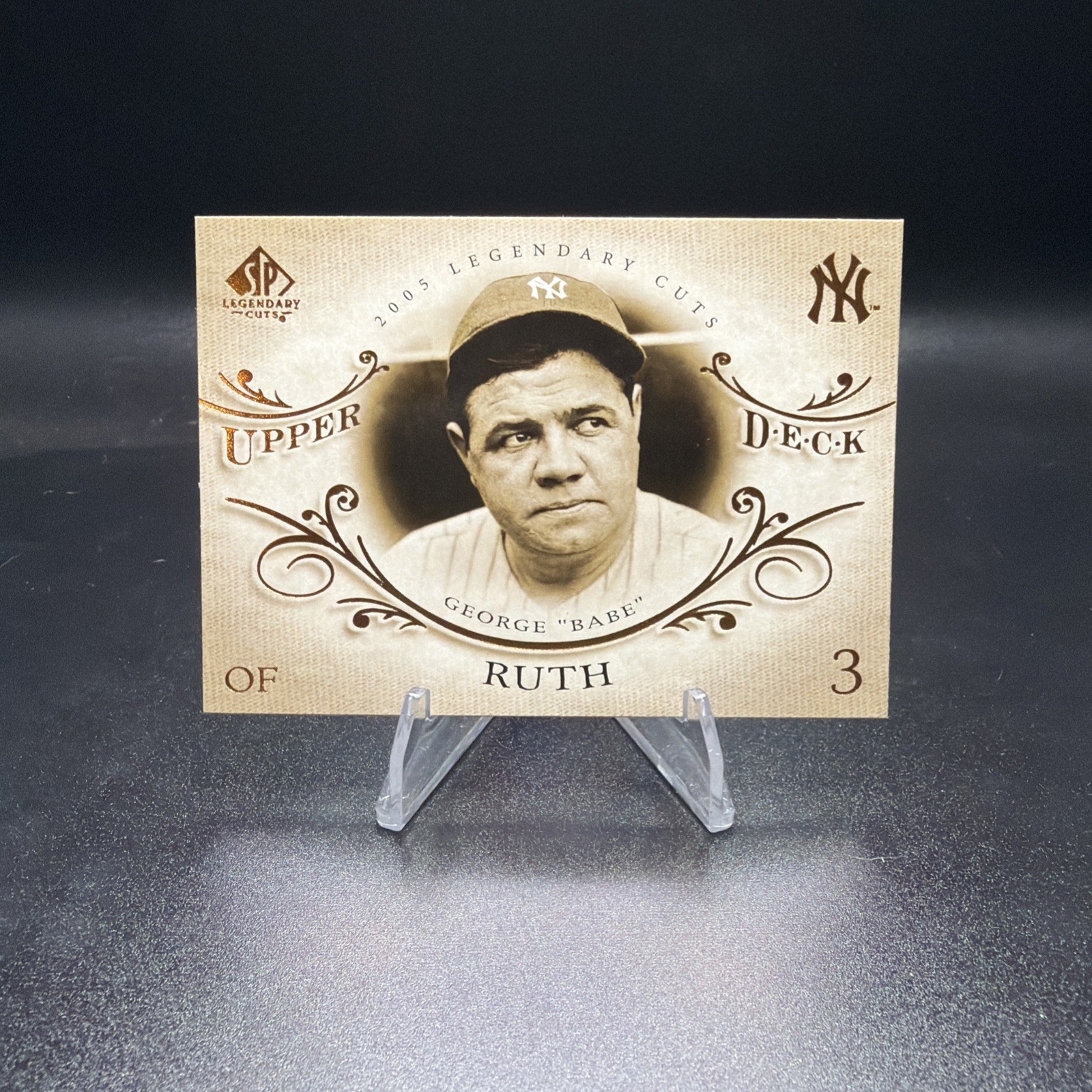 2005 SP Legendary Cuts #2 Babe Ruth New York Yankees