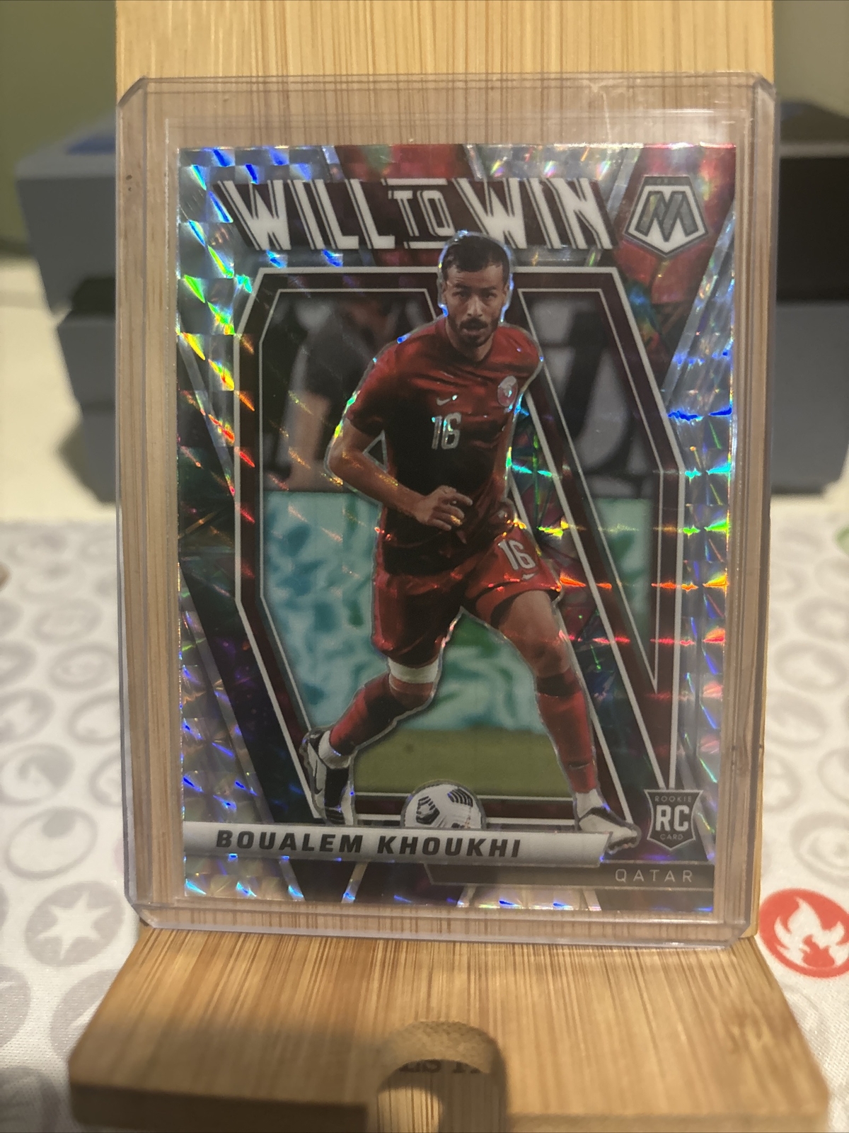 2021-22 Panini Mosaic – World Cup – Will to Win – Prizm ! Boualem Khoukhi RC