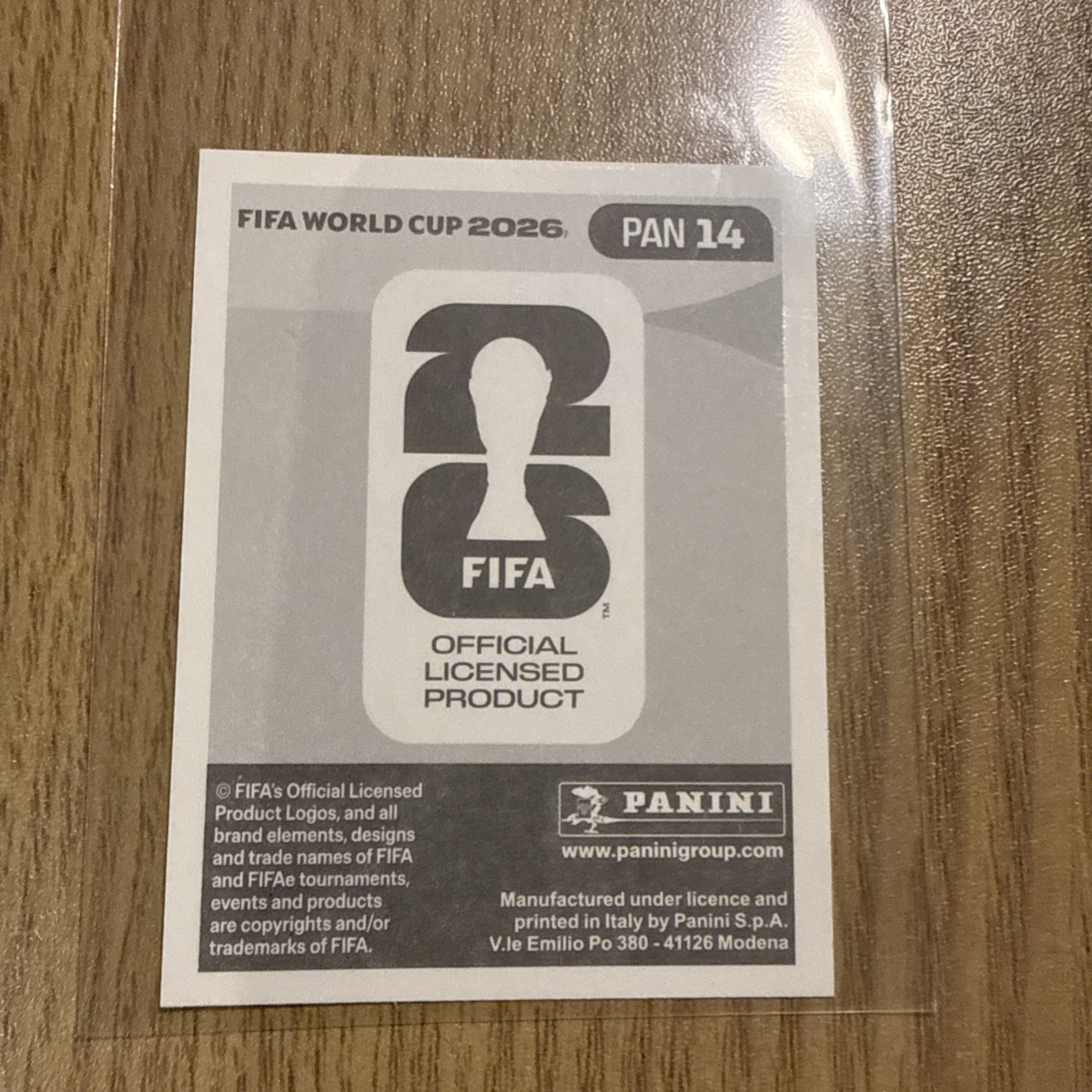 Panini FIFA WC 2026 Stickers-Exclusive Gold Crumple-PAN Panama- Pick Yours
