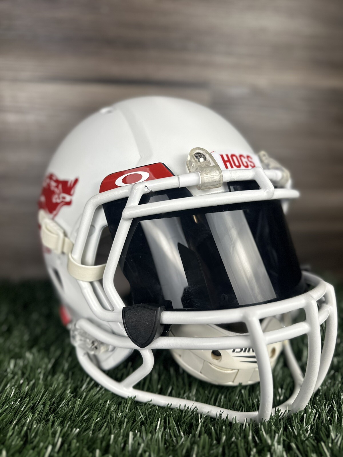 ARKANSAS RAZORBACKS Riddell Full Size Football Helmet Adult + golf Headcover