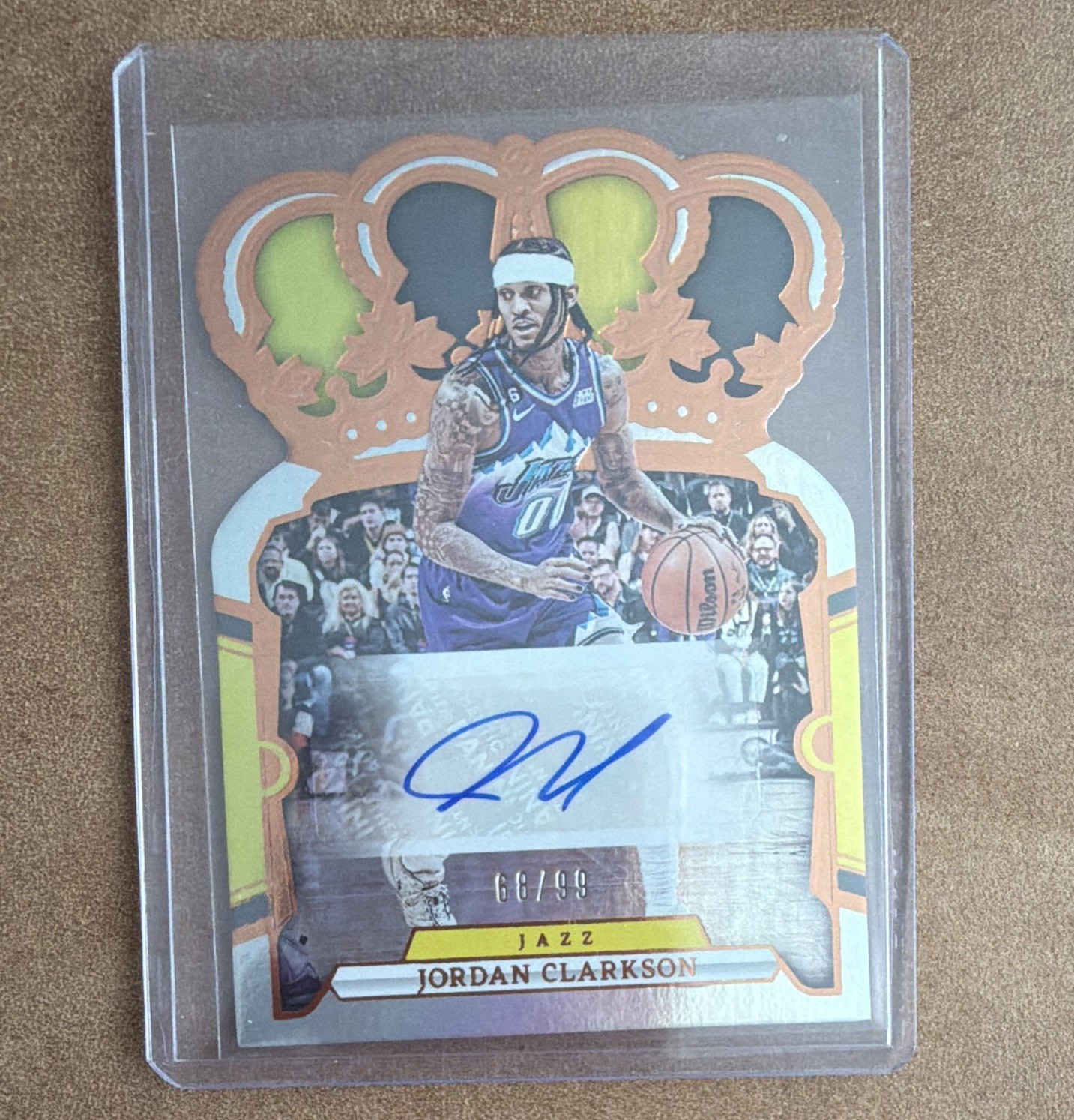 Panini Crown Royale 2023-24 Crown Autographs Jordan Clarkson Auto CA-CLK /99