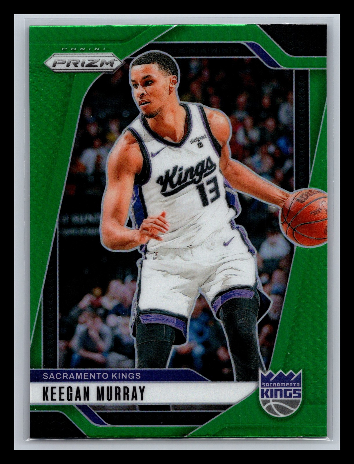 Keegan Murray Sacramento Kings 2024-25 Panini Prizm #7 Prizms Green