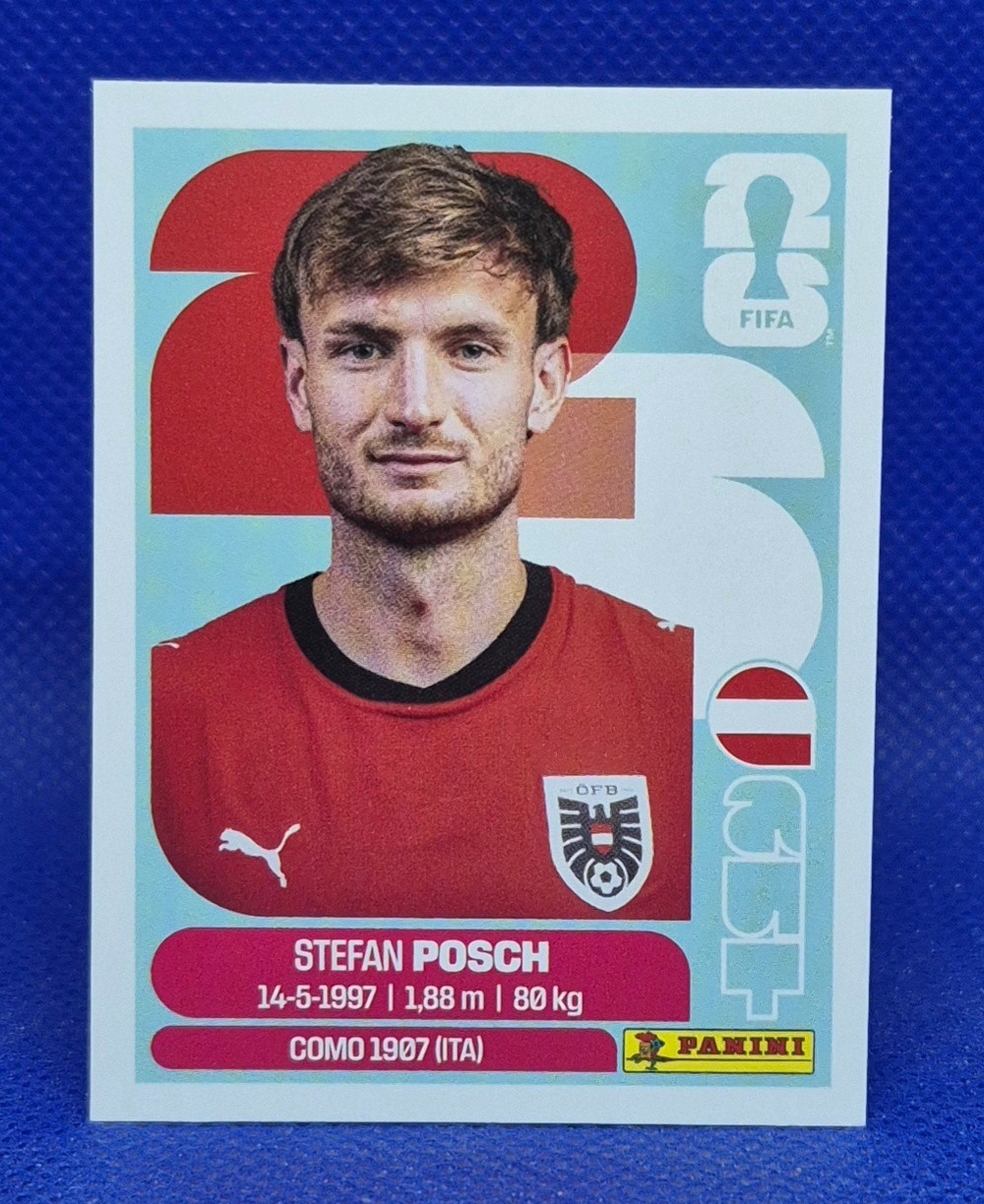 2026 Panini FIFA World Cup Sticker Steffan Posch #AUT 7 – Austria