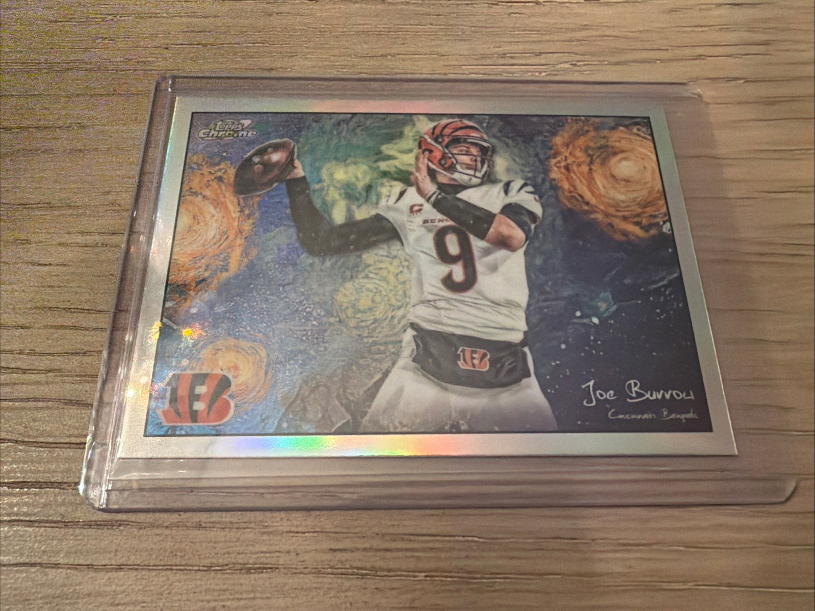 2025 Topps Chrome Cosmic Joe Burrow Stars in the Night #STN-13 Bengals SP