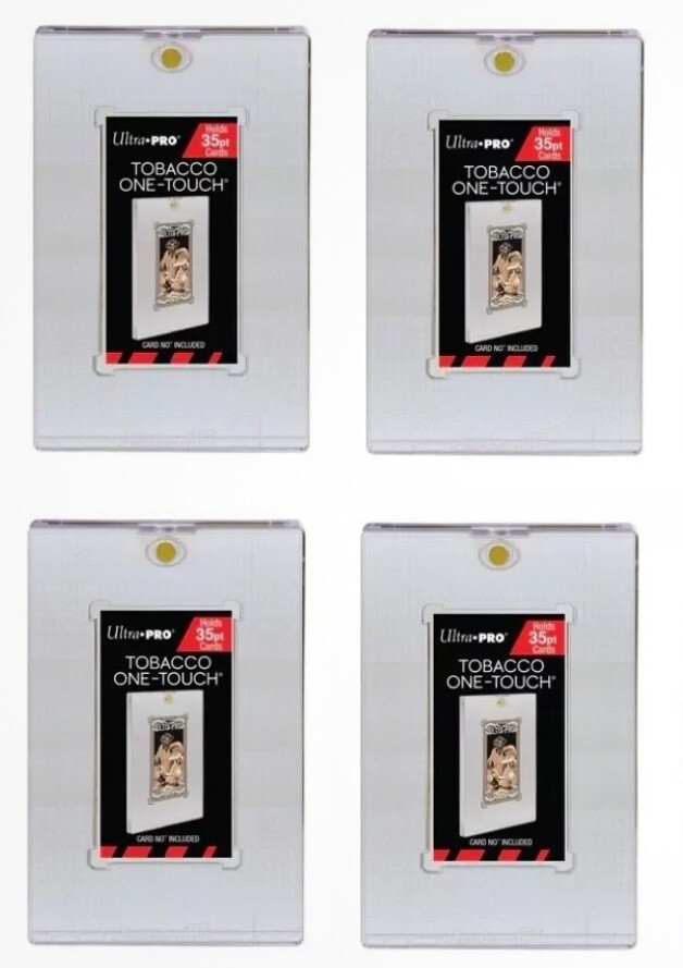 4 Ultra Pro One-Touch Magnetic MINI TOBACCO Allen & Ginter 35pt Card Holder