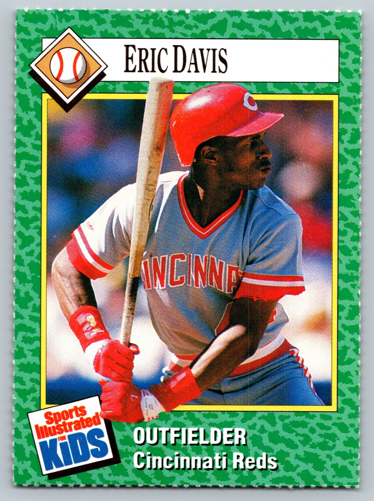 1990 Sports Illustrated SI for Kids #140 Eric Davis Cincinnati Reds
