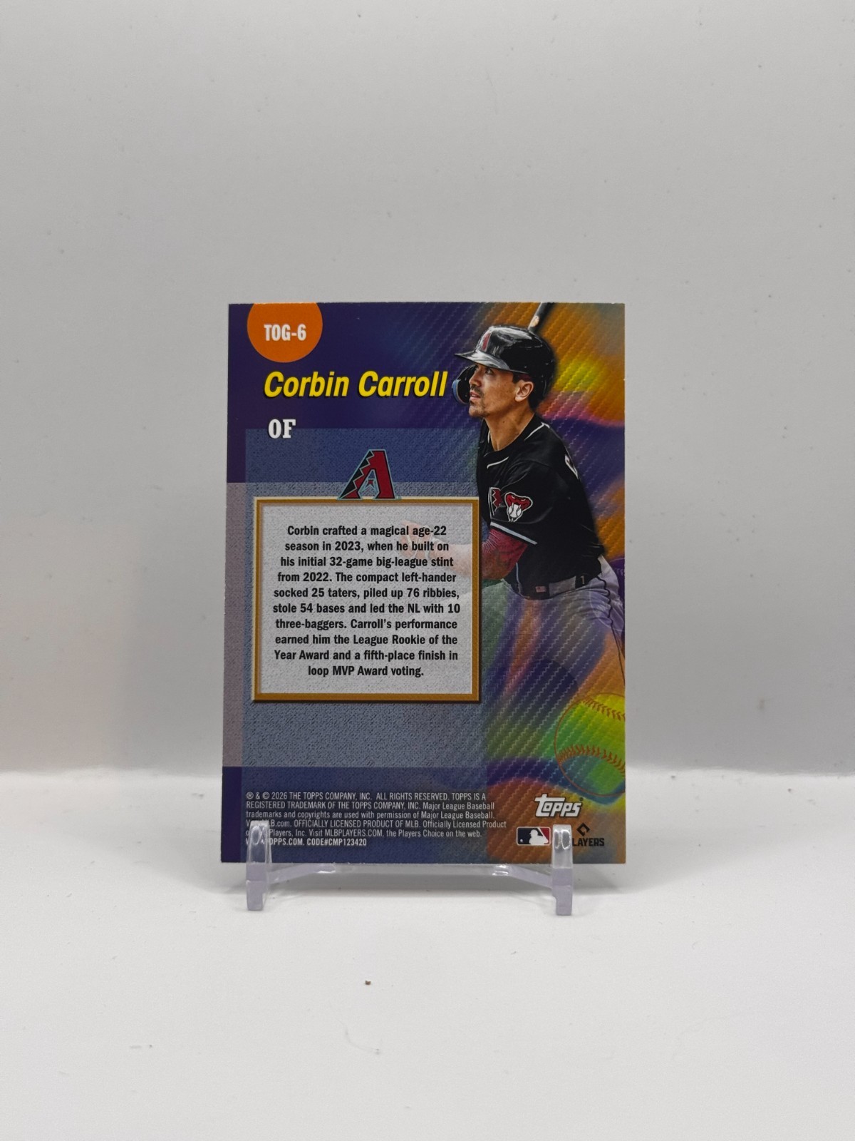 2026 Topps Series 1 – Titans of the Game Corbin Carroll #TOG-6