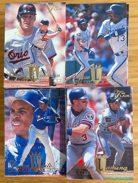 1994 Flair Series 2 Baseball Cards 251-450 – You Pick – Complete Your Set