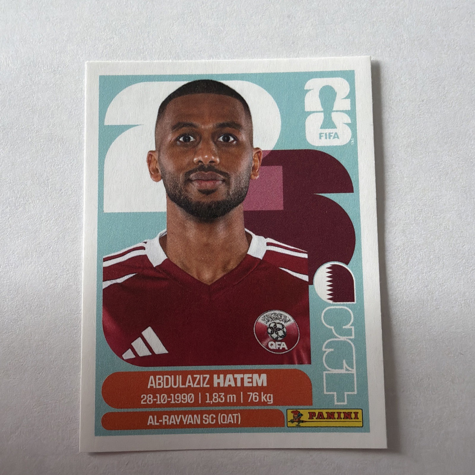 2026 Panini FIFA World Cup Sticker Abdulaziz Hatem #QAT 15 – Qatar