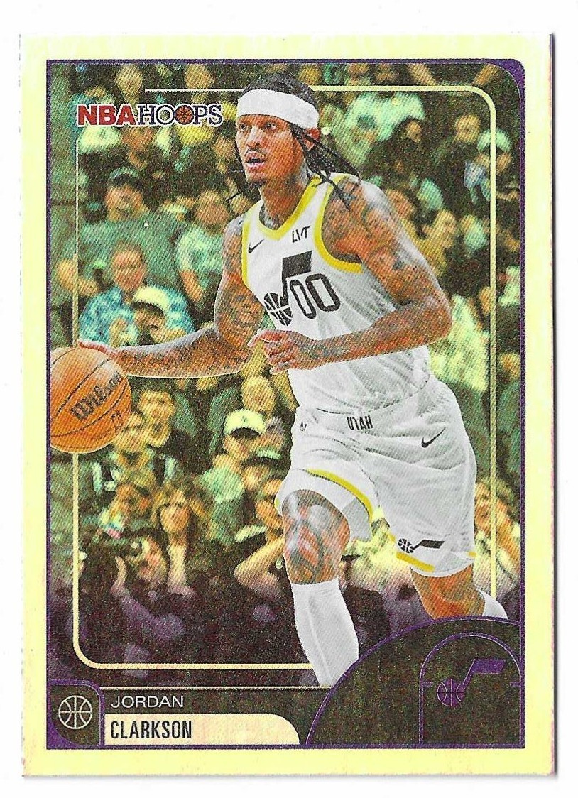 2025-26 Topps NBA Hoops Basketball Jordan Clarkson Card #192 Utah Jazz