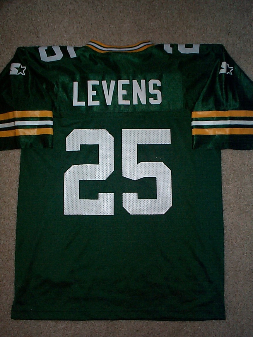 *IRREGULAR* Green Bay Packers DORSEY LEVENS nfl Jersey YOUTH KIDS BOYS (m-medium
