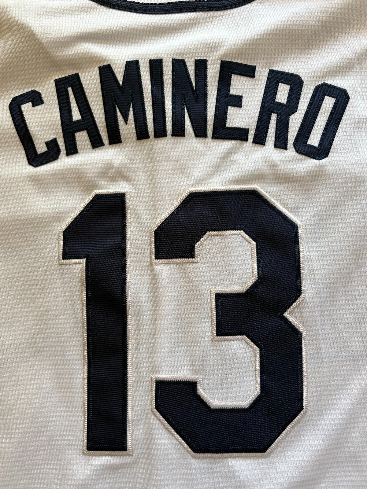 Men’s Junior Caminero White Jersey Medium