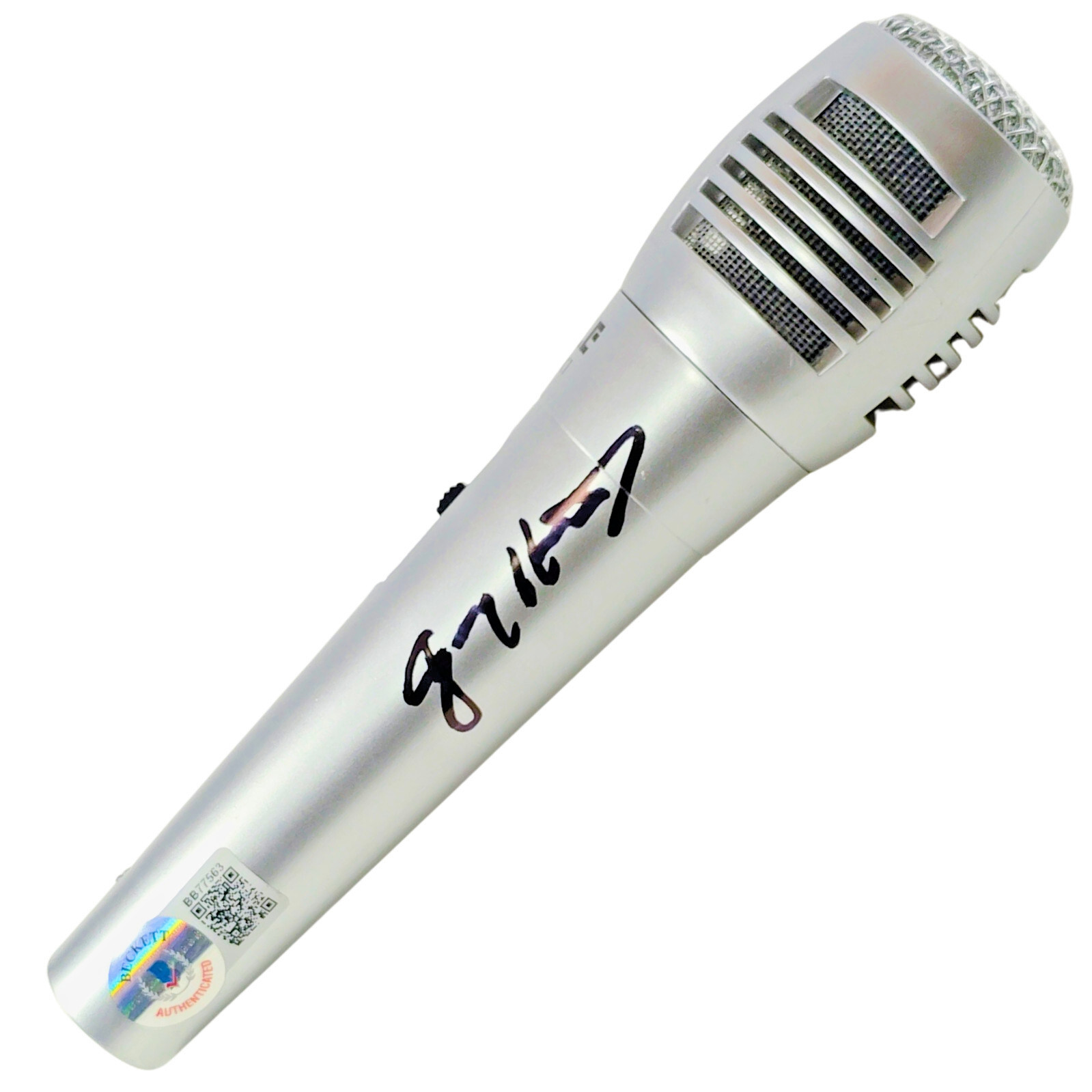 WWE Jimmy Hart Signed Microphone Mouth of the South Beckett COA Proof Autograph