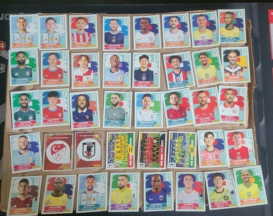 2026 Panini Fifa World Cup Stickers – White Boarder – Lot of 40 Stickers