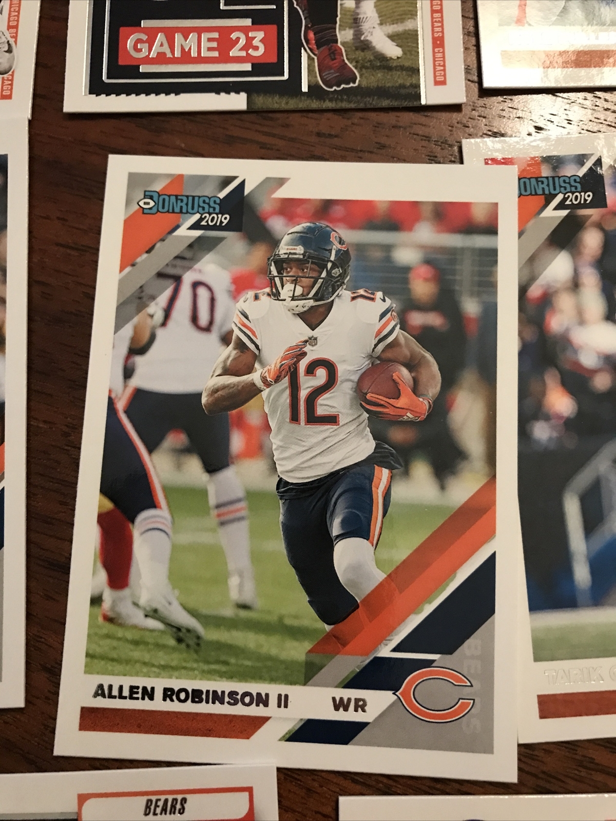 Chicago Bears Cards Mack, Montgomery, Urhlacher, Robinson, Option #1