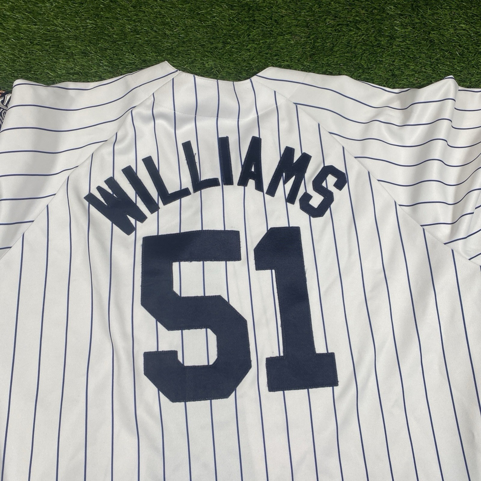 Bearnie Williams New York Yankees Majestic Jersey Mens 2XL World Series 2000 MLB