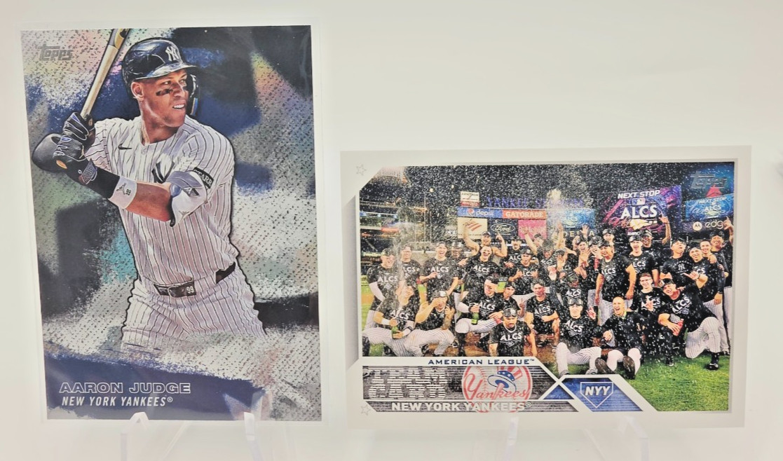 (2) 2026 Topps #SMLB-1 Aaron Judge Stars of MLB & 2023 #516 Yankees Stadium