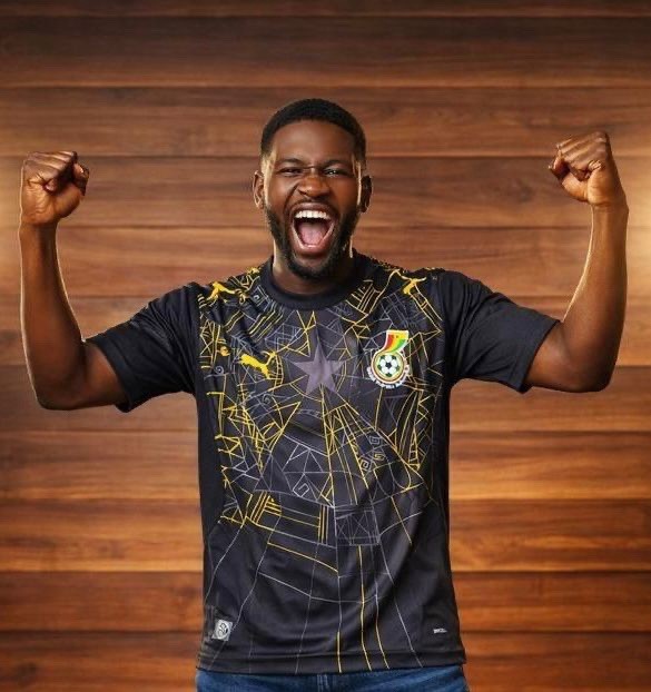 Ghana National Team Soccer Jersey Shirt, Multicolor “ANANSE” Jersey