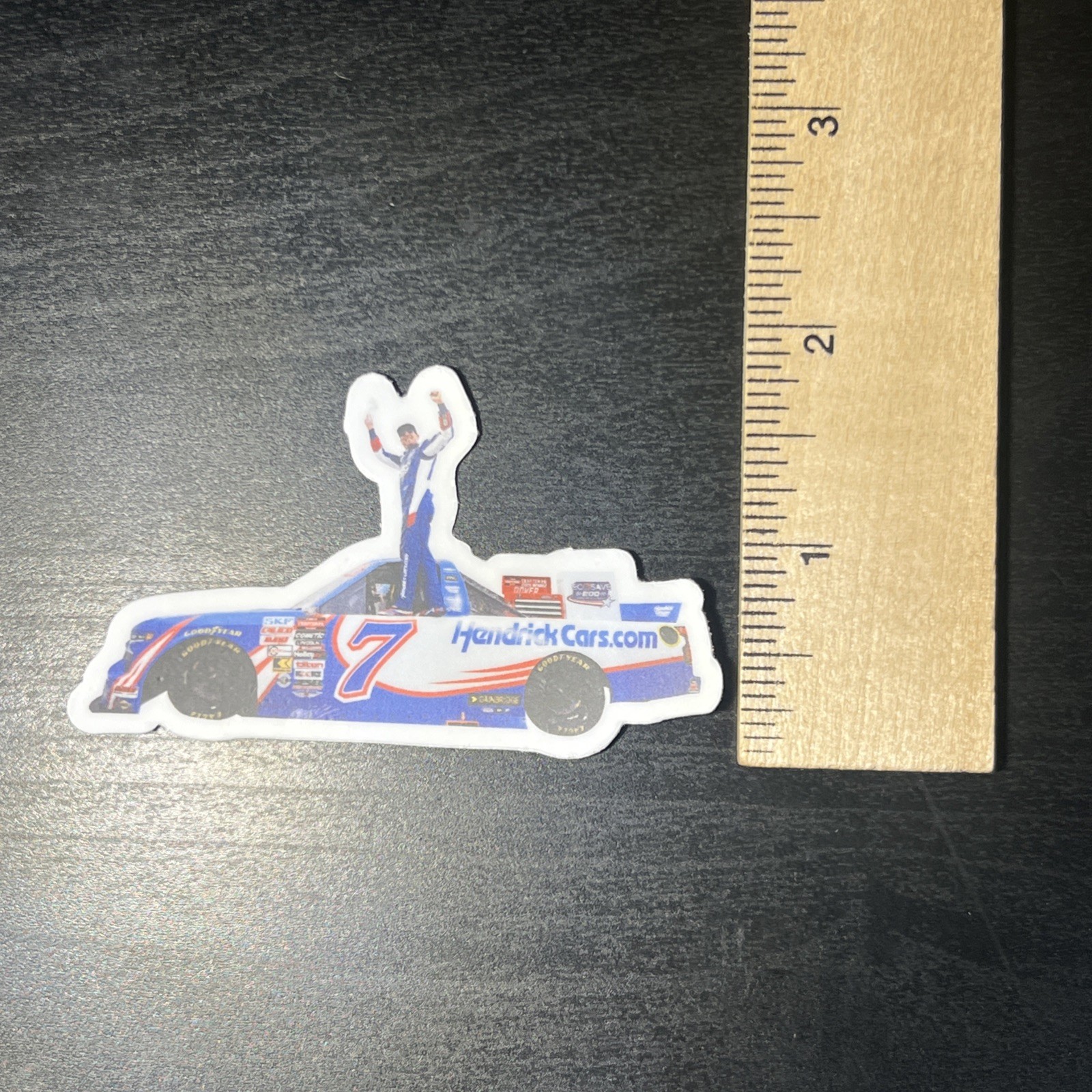 Kyle Busch 2026 Dover Last Win Victory Lane NASCAR Sticker 3 X 1.75 Inches Decal