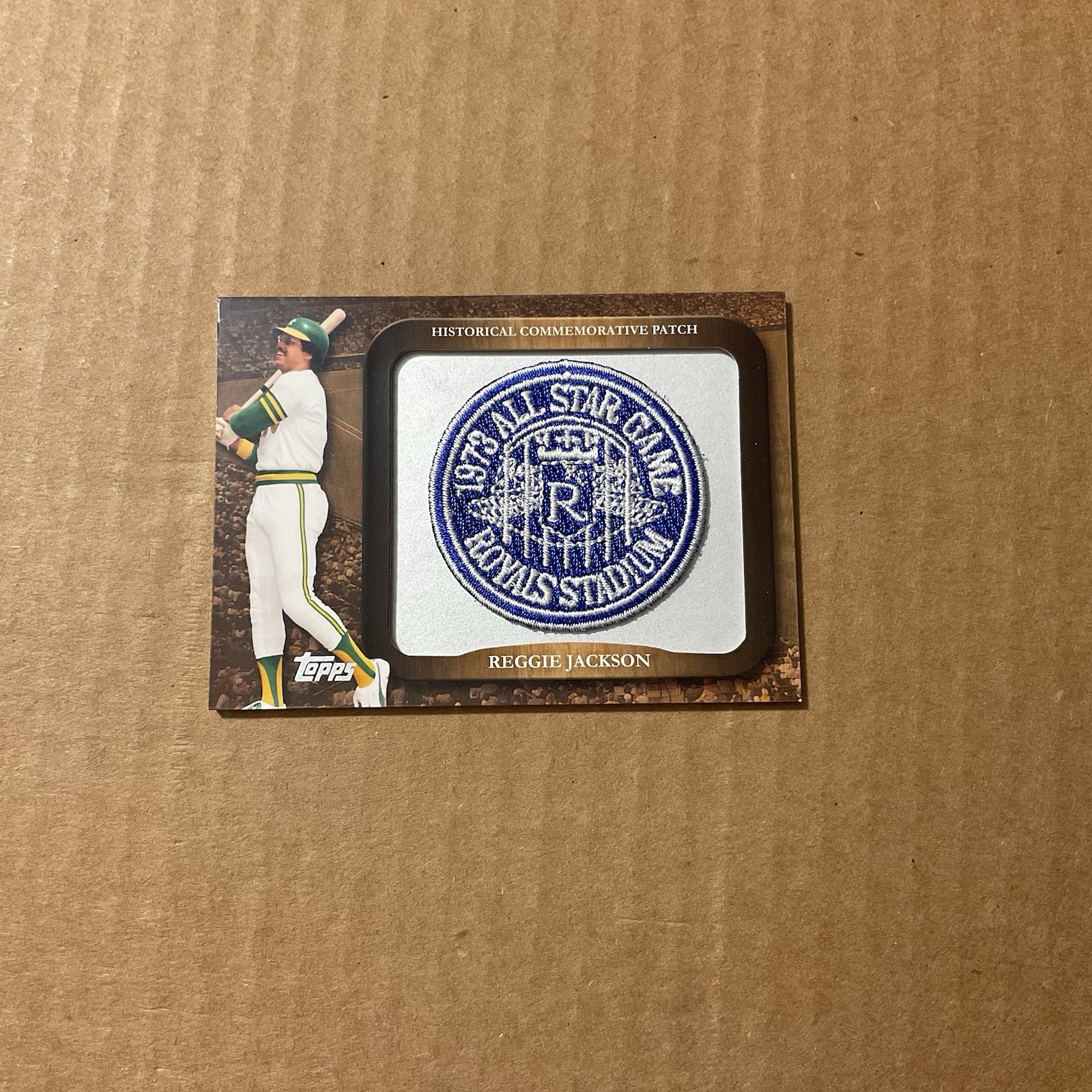 REGGIE JACKSON 2009 Topps Legends Commemorative Patch # LPR-81 All-Star NM – MT