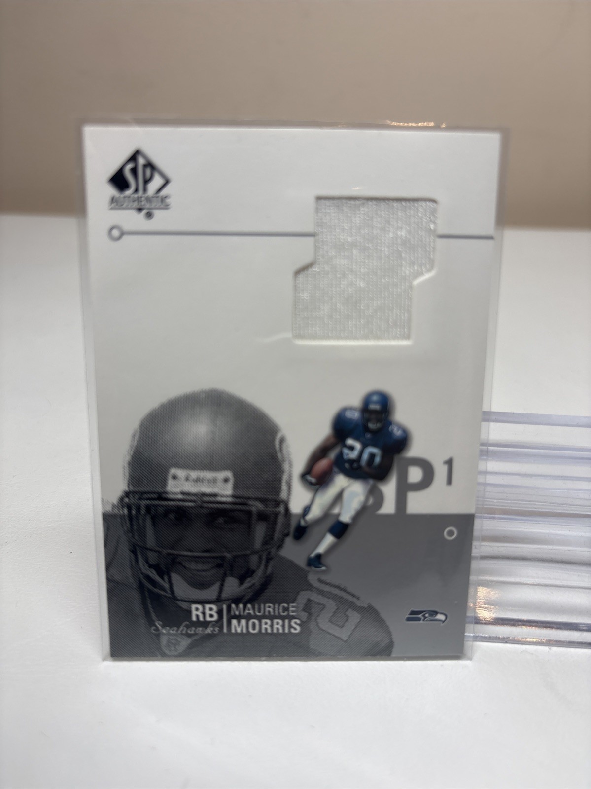 2002 SP Authentic Threads Maurice Morris #AT1-MM Rookie RC GAME WORN